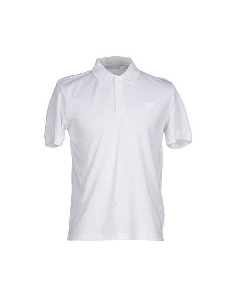 prada white polo|prada polos for men.